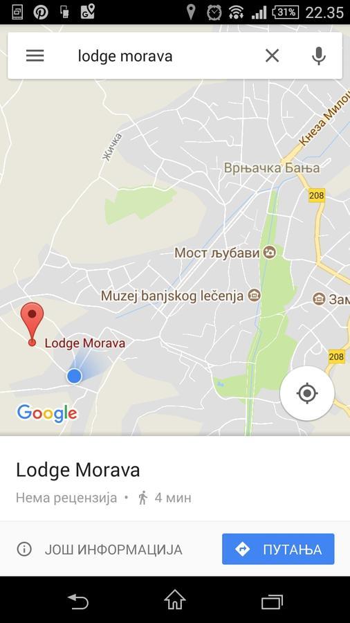 Lodge Morava Vrnjačka Banja Esterno foto